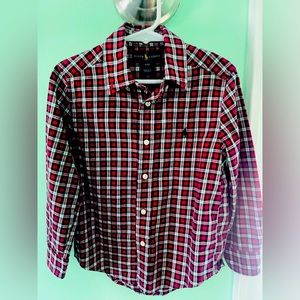 Ralph Lauren formal shirts. Size 4T. Checkered, long sleeve.
